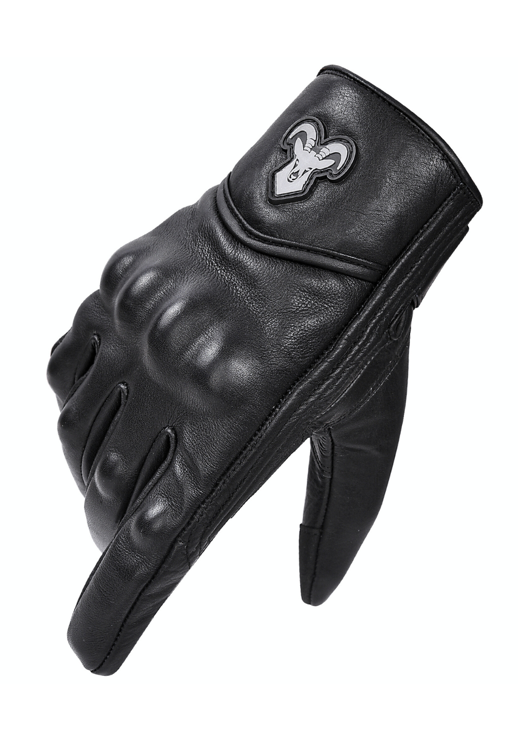 Motorcycle Gloves Knuckles Protection Leather Gloves